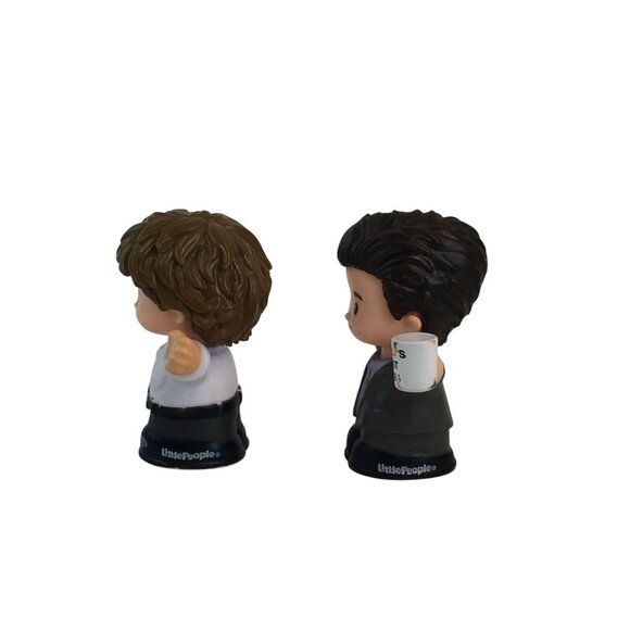 Fisher Price Little People The Office Collection Set 4 Michael Dwight Pam & Jim - Picture 3 of 10